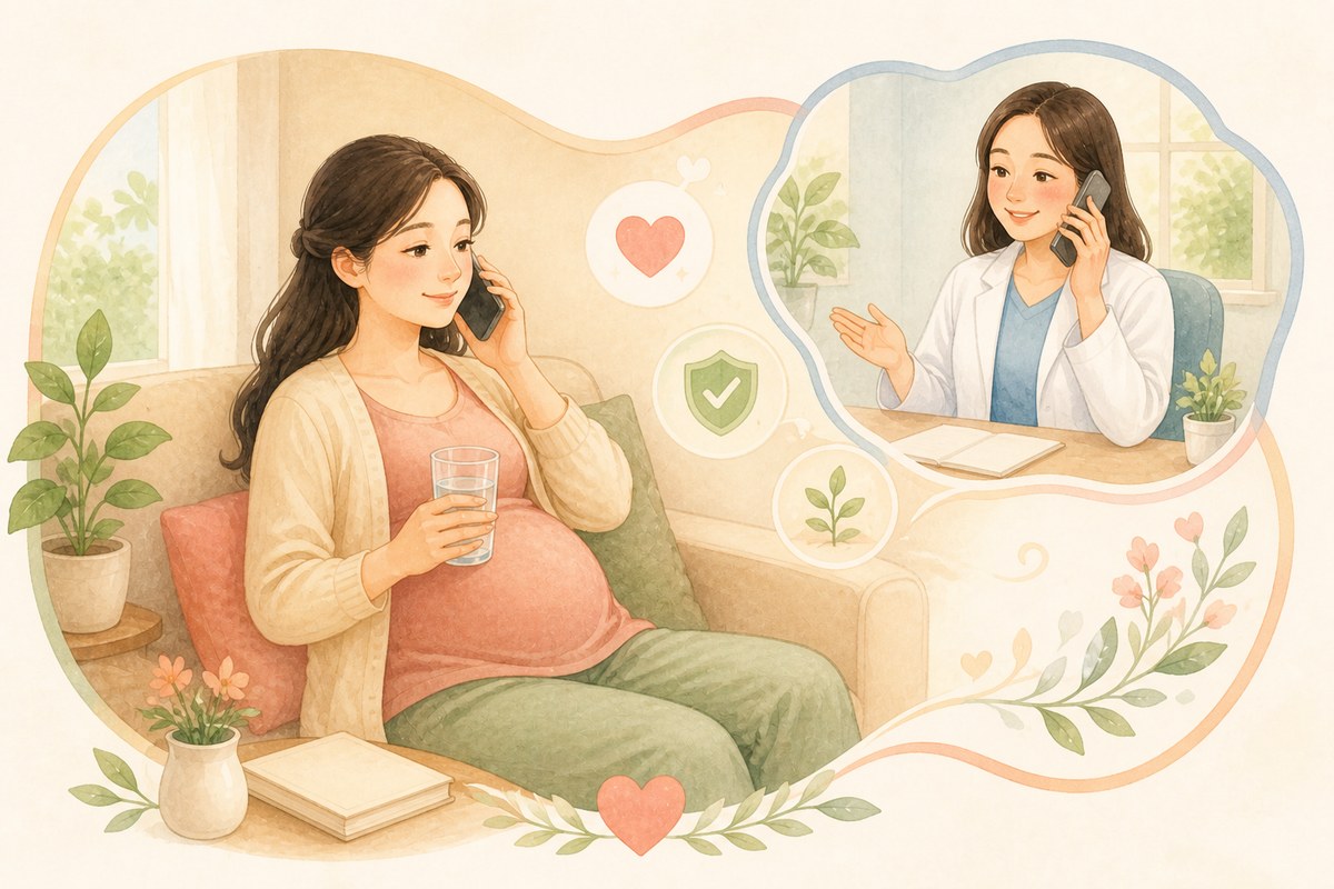 Ảnh 5. Mẹ nên tạm dừng khi mệt hoặc khó chịu và liên hệ cơ sở y tế nếu có dấu hiệu đáng lo.