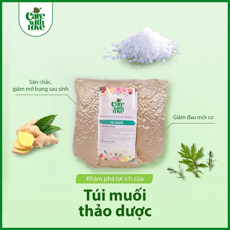 Túi muối thảo dược 2.4kg