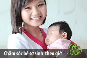 Chăm sóc bé theo giờ
