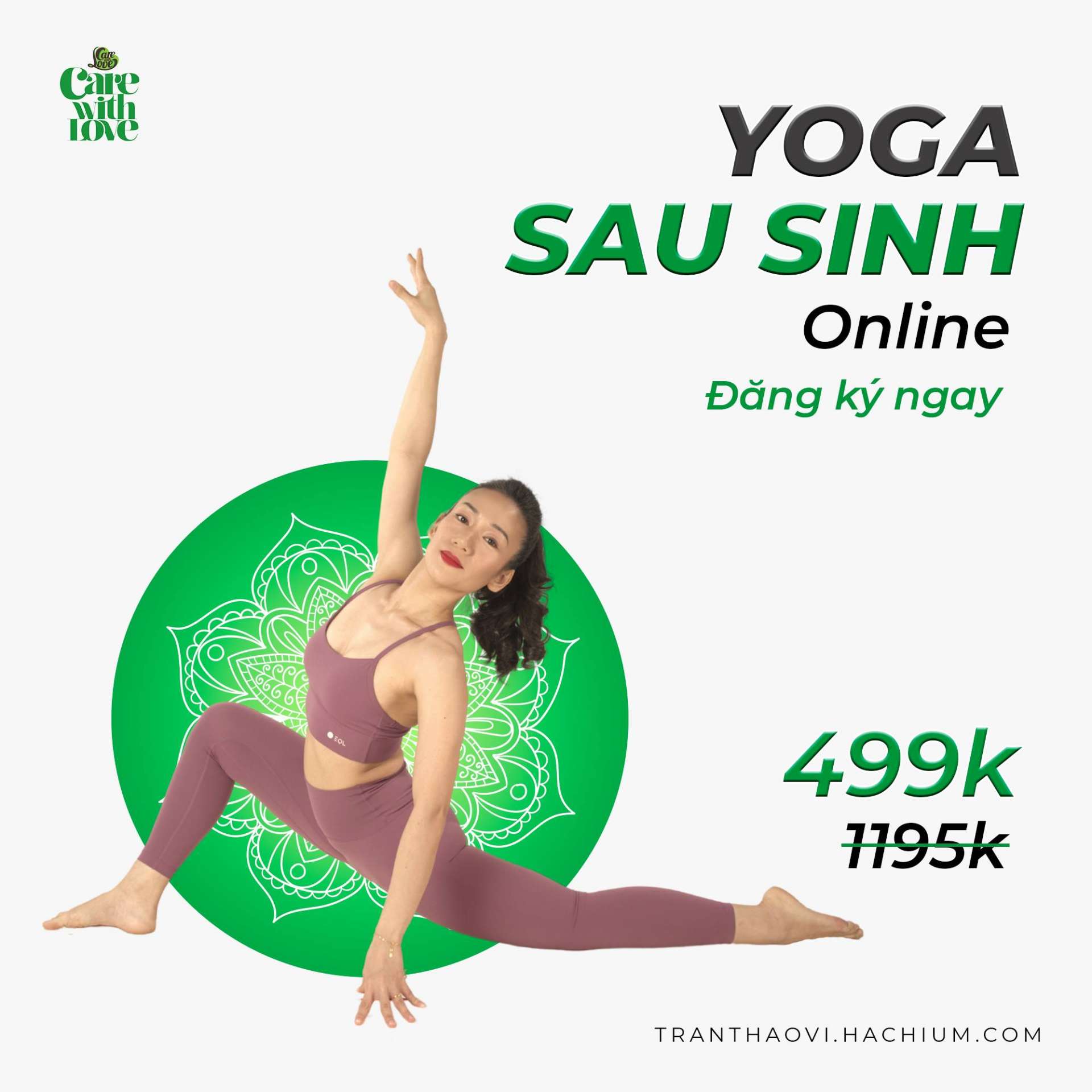 CÁCH ĐĂNG KÝ KHOÁ HỌC YOGA SAU SINH GIÚP MẸ BỈM LỢI SỮA