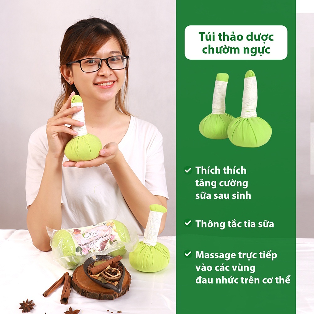 Túi thảo dược chườm ngực