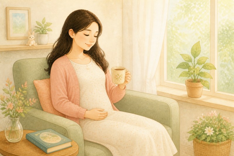 Ảnh 1. Trong ba tháng đầu, thai giáo nên bắt đầu từ sự nghỉ ngơi, chăm sóc cảm xúc và kết nối nhẹ nhàng với thai kỳ.
