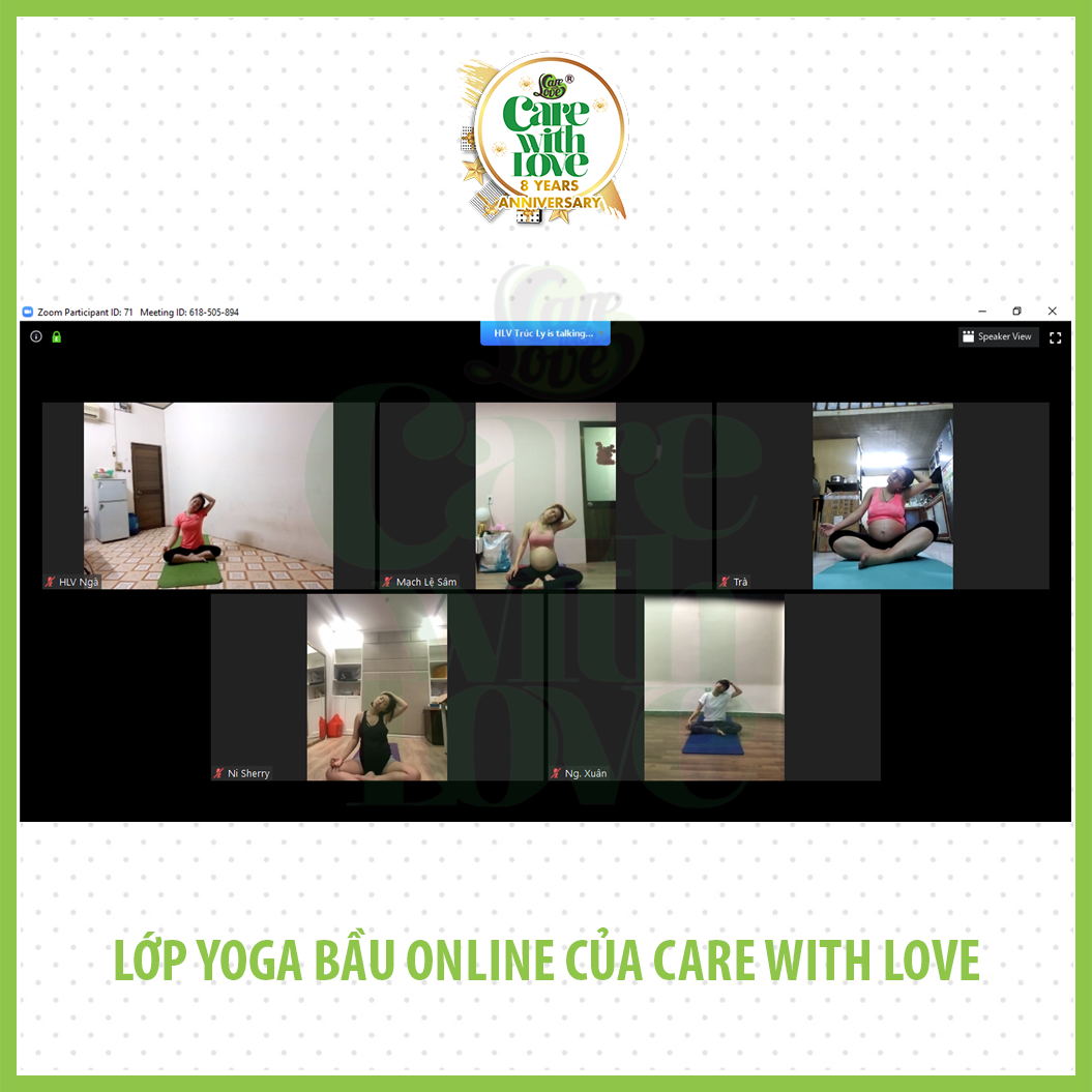 Yoga bầu online - Mẹ thoải mái lựa chọn thời gian