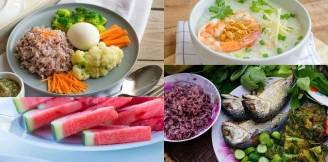 Bữa ăn đủ chất cho bà bầu