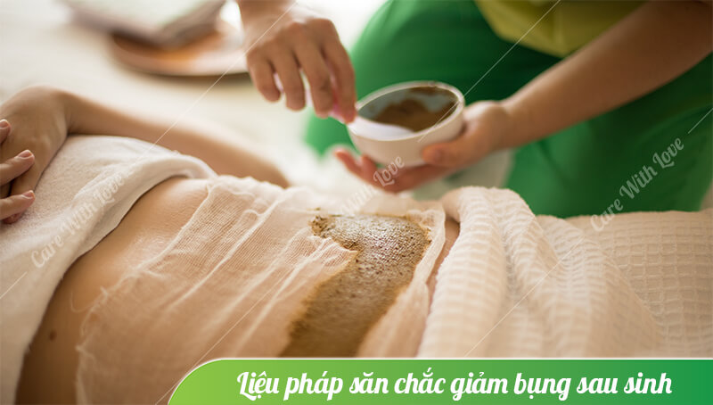 săn chắc bụng sau sinh