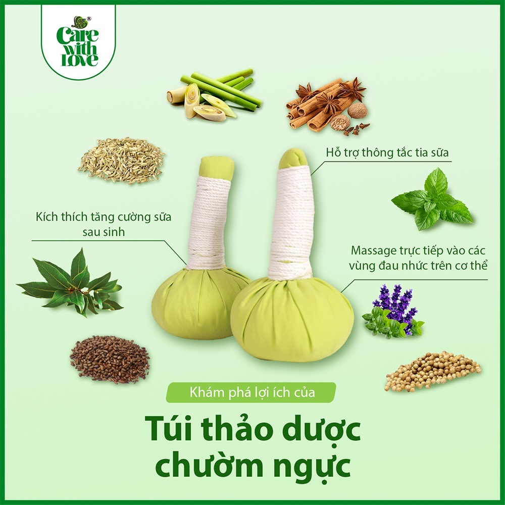 Túi thảo dược chườm ngực