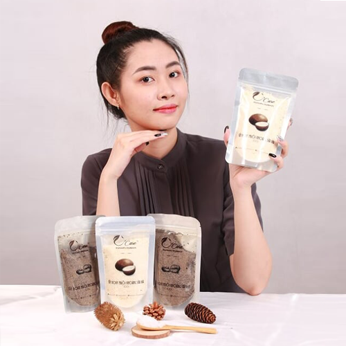Muối tẩy Body cà phê - sữa dừa