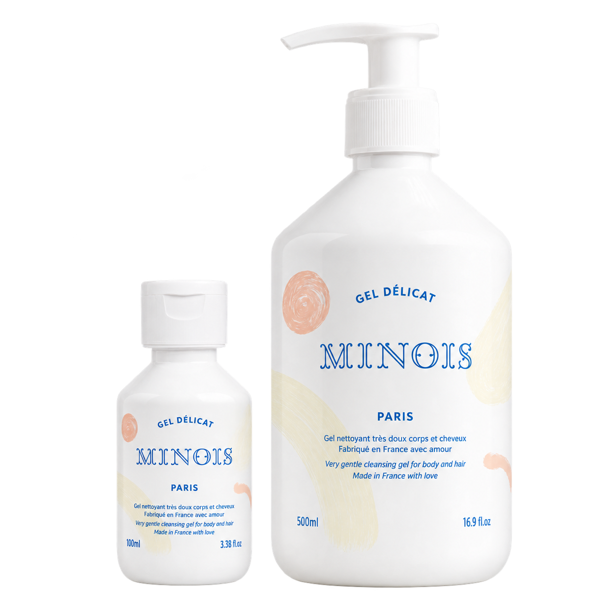 Gel tắm dịu nhẹ Minois – Gel Délicat