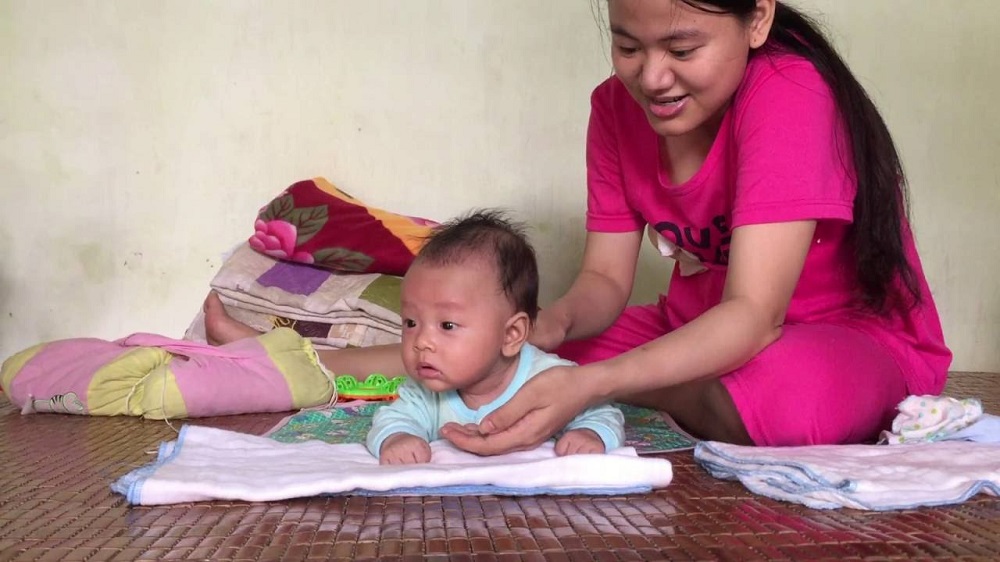 Lợi ích cho bé nằm sấp