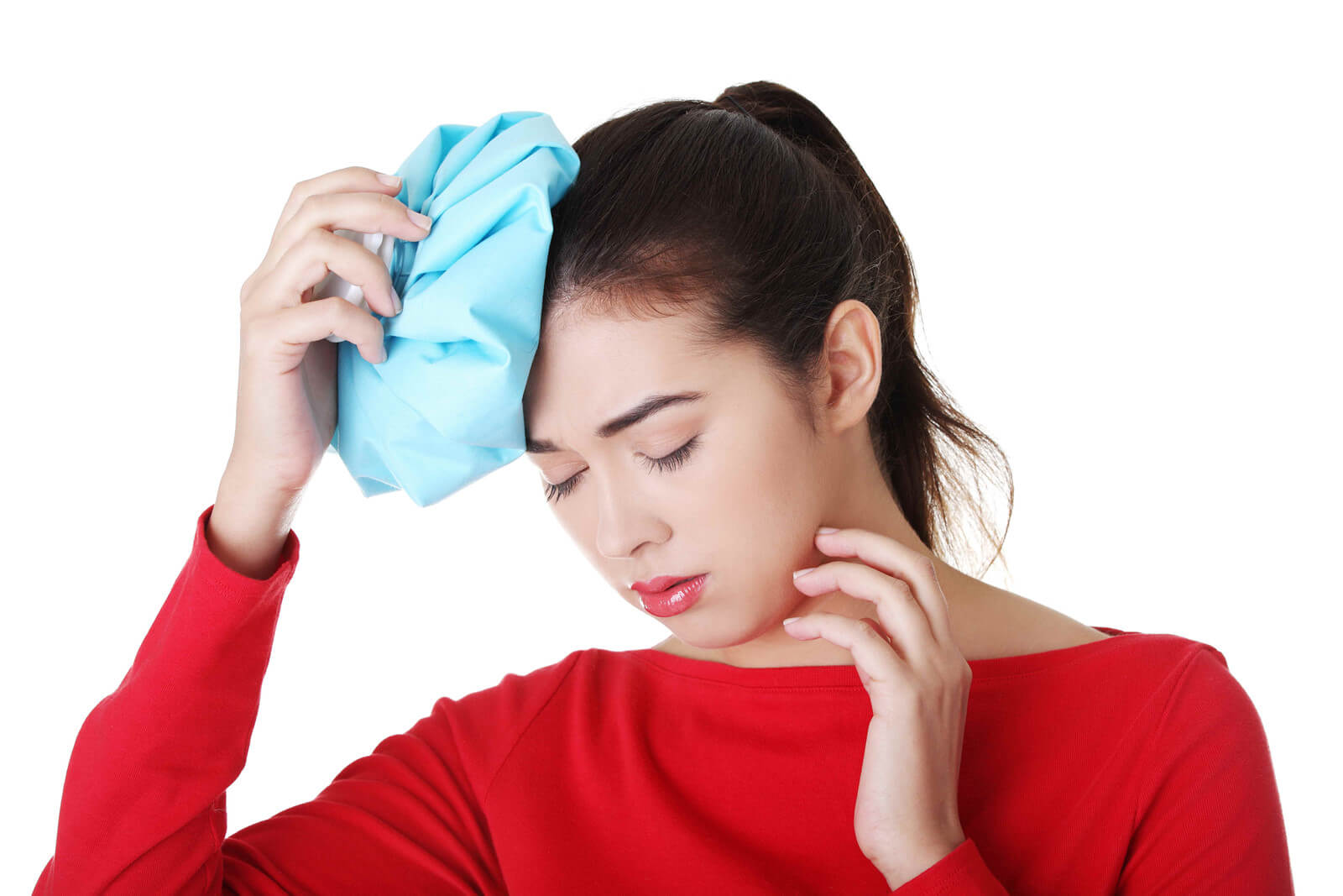 Sử dụng túi chườm nóng giúp hạ sốt nhanh chóng