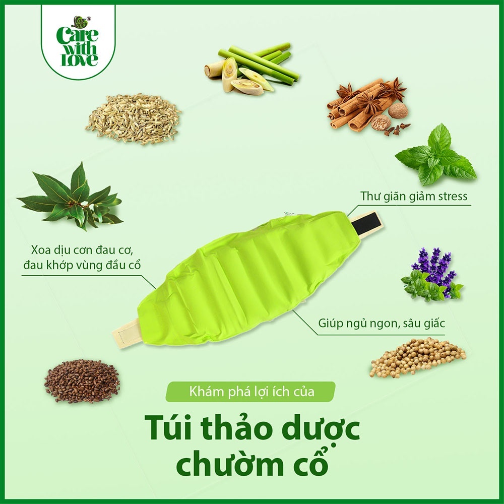 Túi thảo dược chườm cổ