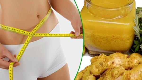 Rượu gừng và nghệ giúp đánh tan mỡ bụng sau sinh